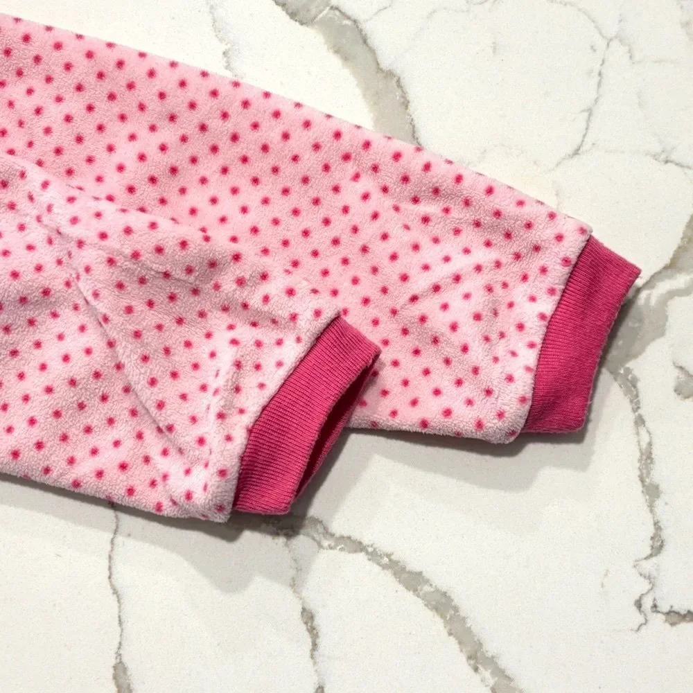 Carter’s | Girls Pink Hearts Valentine’s Day Footed Sleeper Pajamas Pjs 3T
